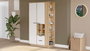 Hanah Home Armario Multiusos Natural y Blanco